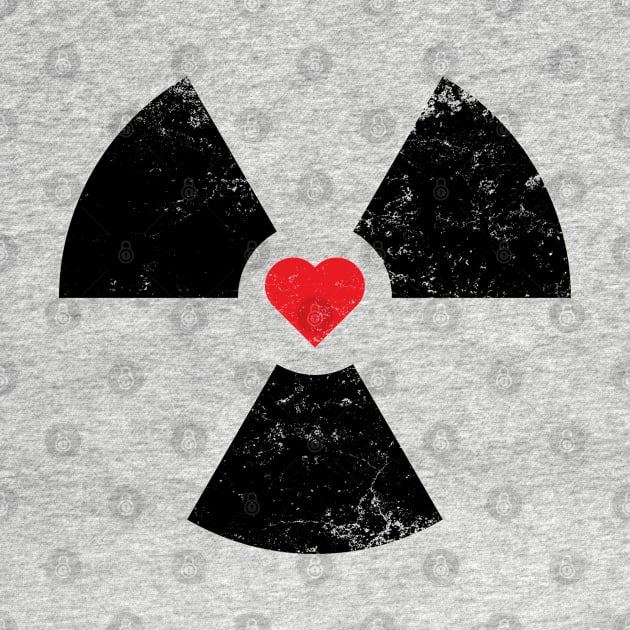 Radioactive Sign Radiation Symbol Nuclear Hazard Heart by Decamega